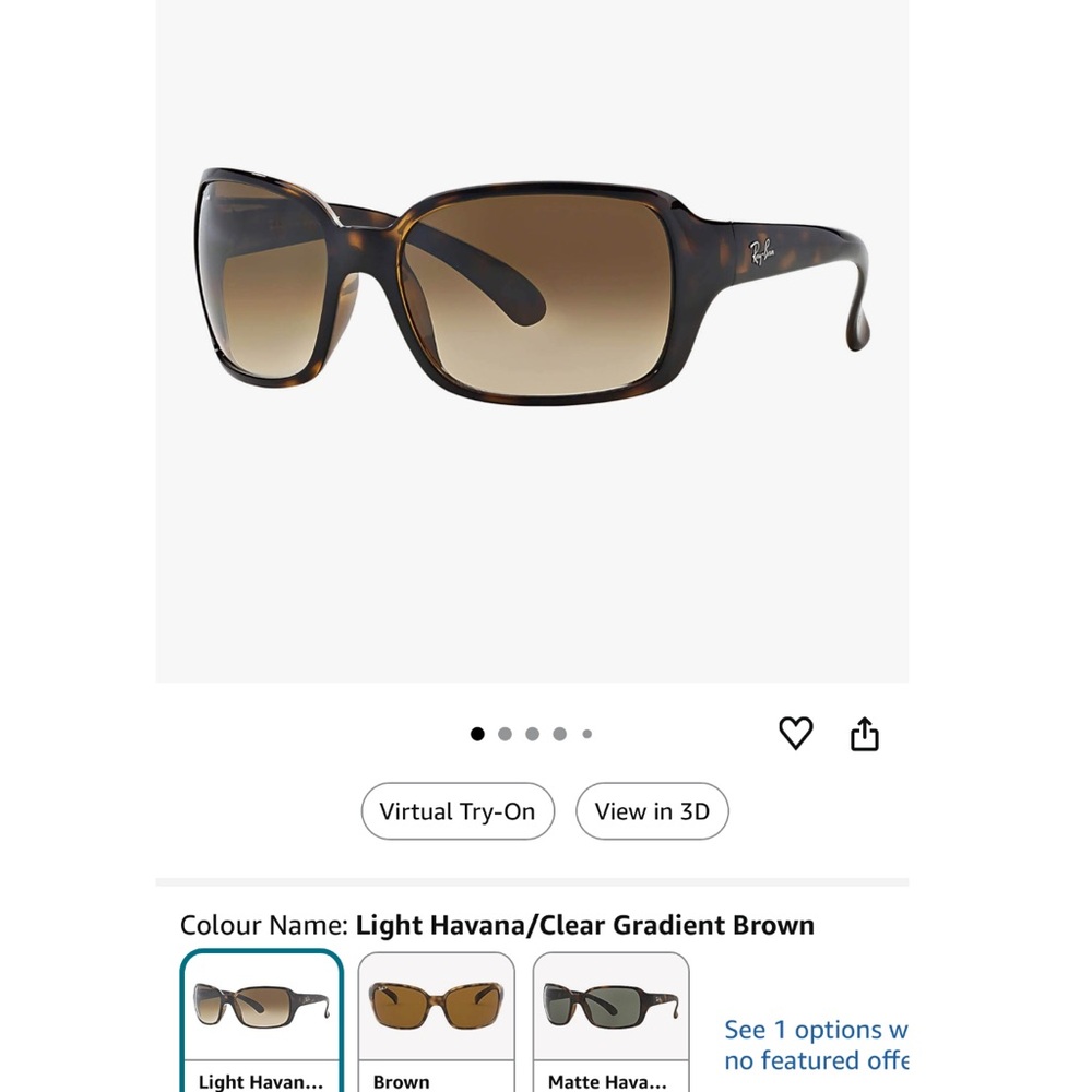 Rayban 4068 Square Shape Oversized Sunglasses - Picture 6 of 6
